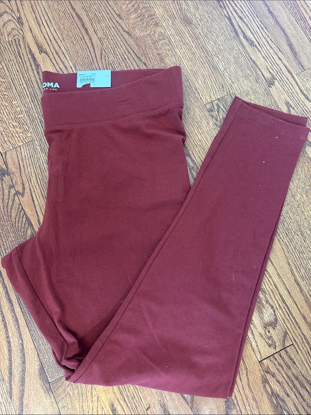 Sonoma Burgundy Stretch Leggings